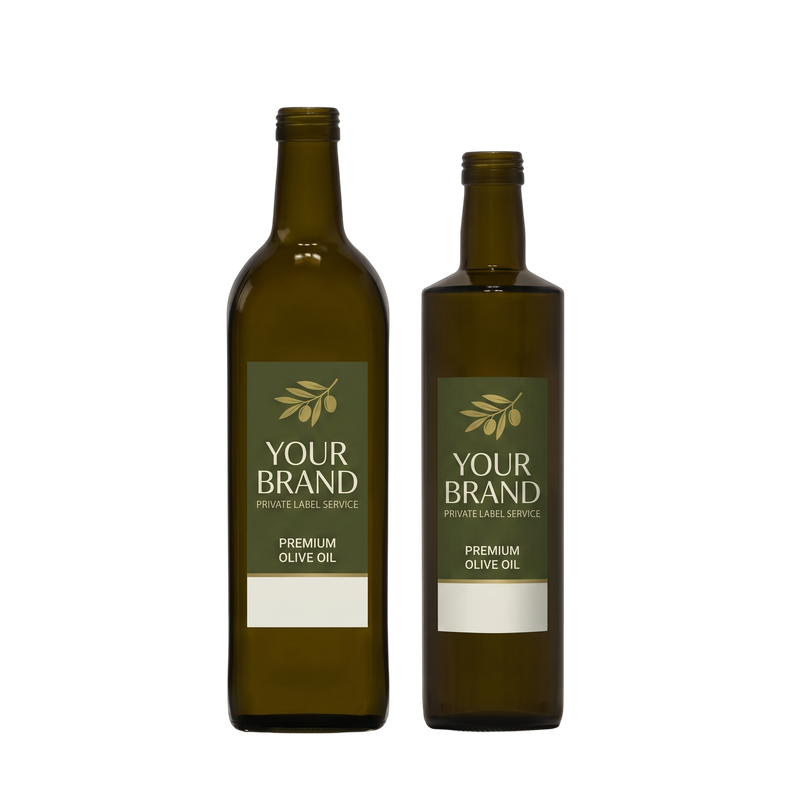 Private Label Glass Bottles - Marasca and Dorica